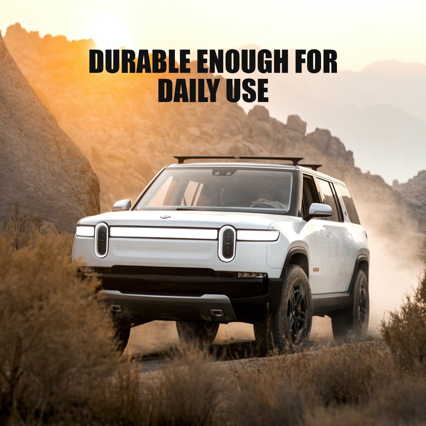 Good Life + Style Foldable Third Row Roof Sunshade for Rivian R1S