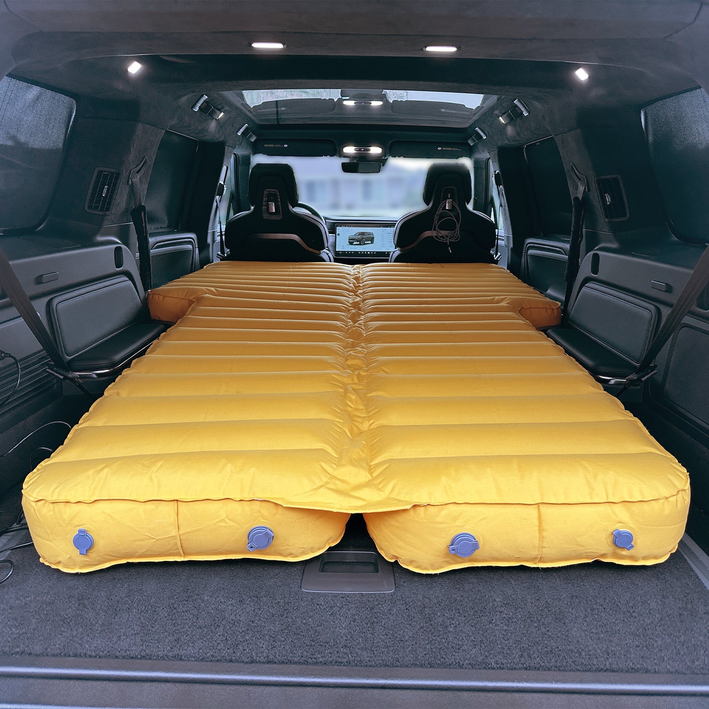 Good Life + Style Rivian R1S and Mercedes EQS Air Bed