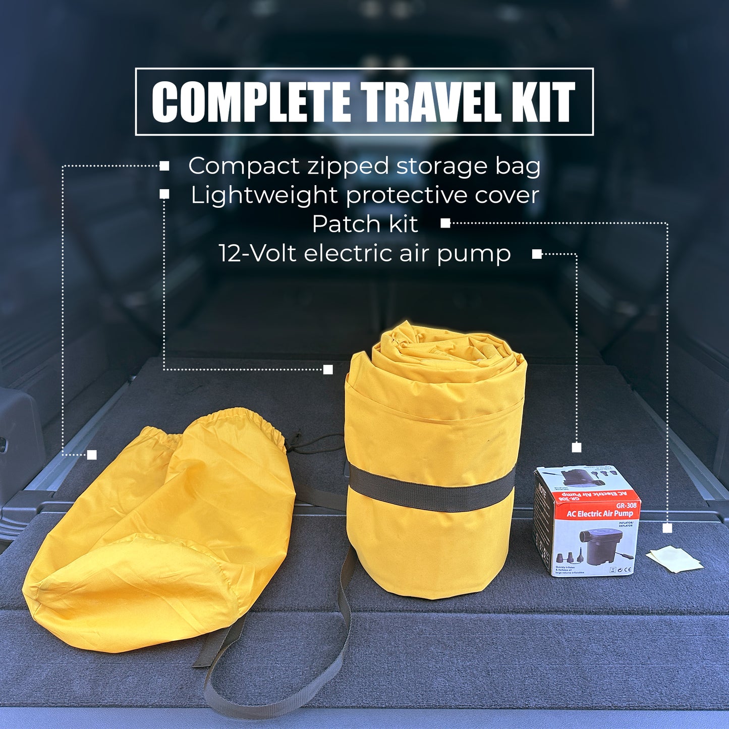 Good Life + Style Rivian R1S and Mercedes EQS Air Bed