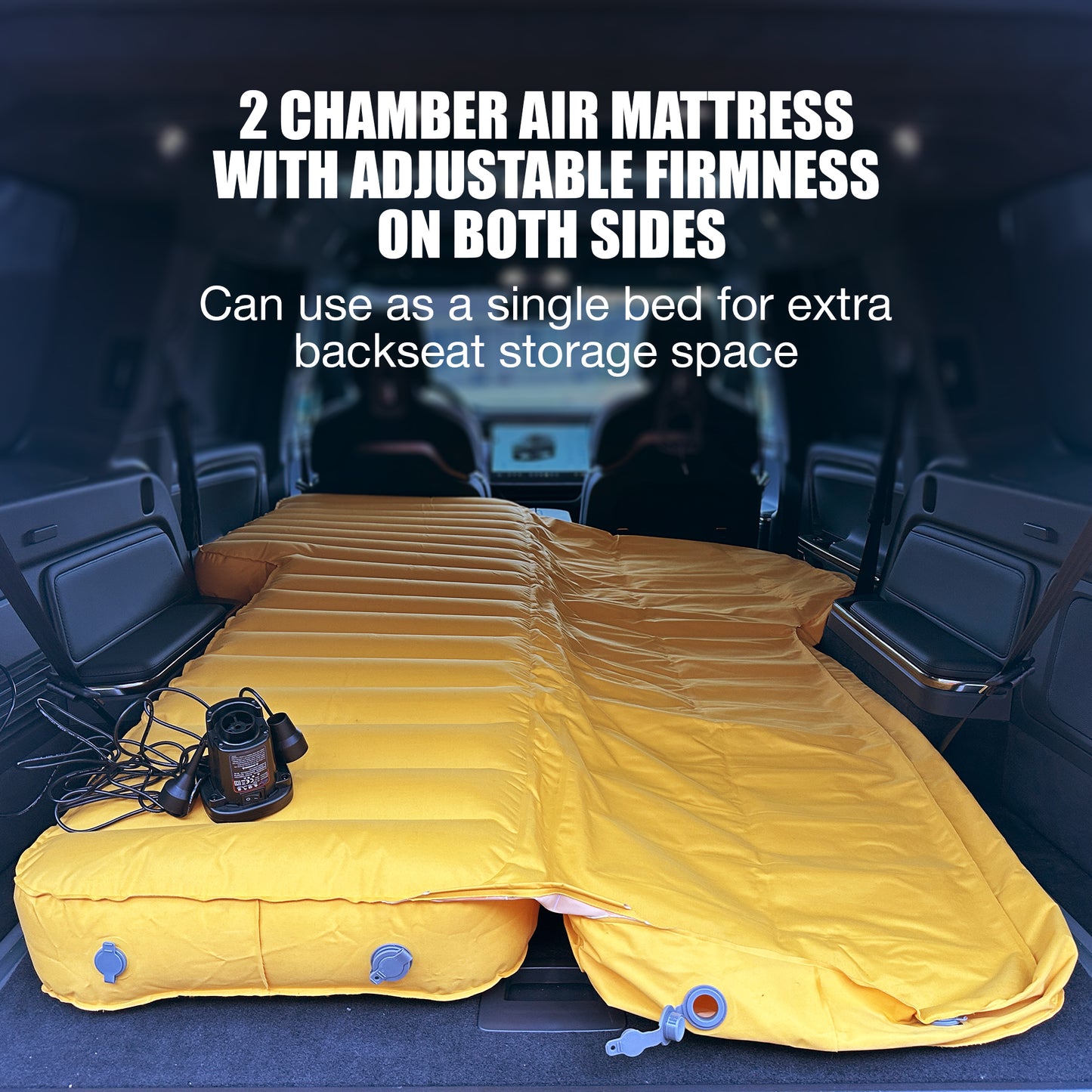 Good Life + Style Rivian R1S and Mercedes EQS Air Bed