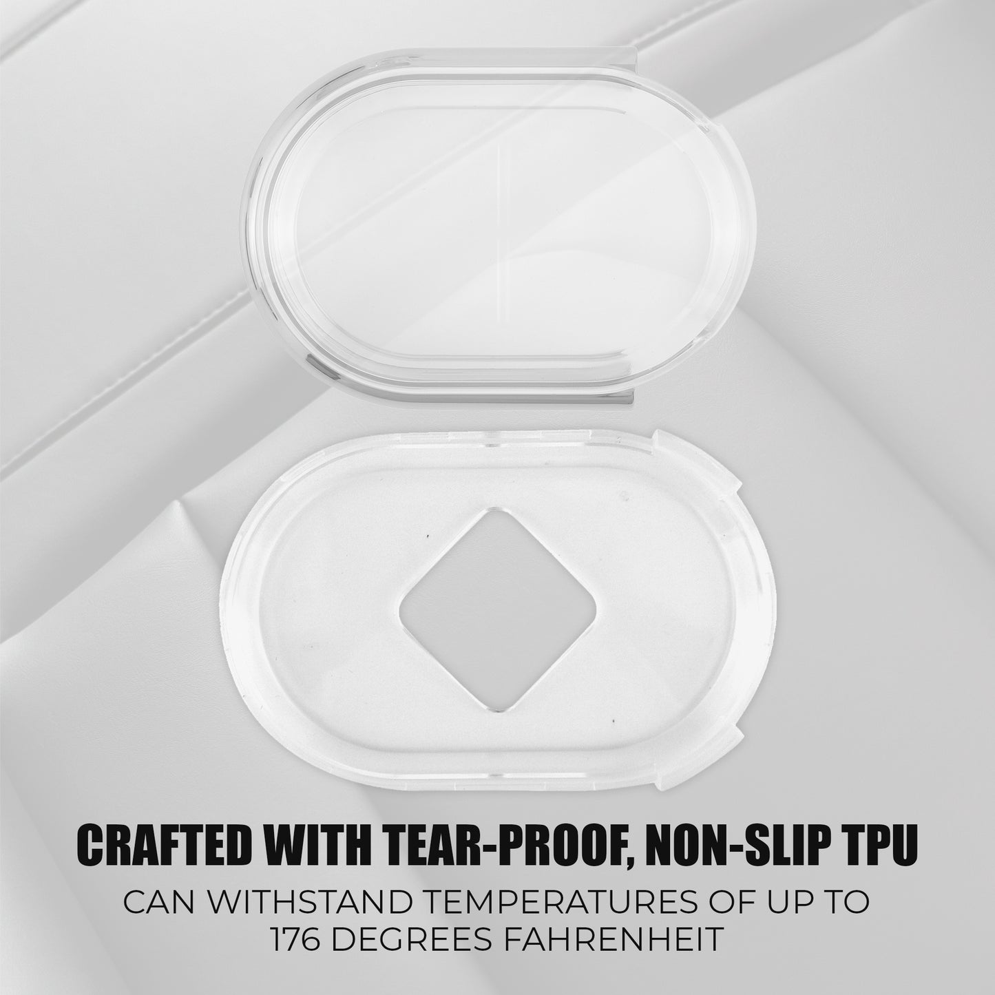 Good Life + Style Shock and Drop-Resistant Smart Car Key Protector for Rivian R1T and R1S, Clear