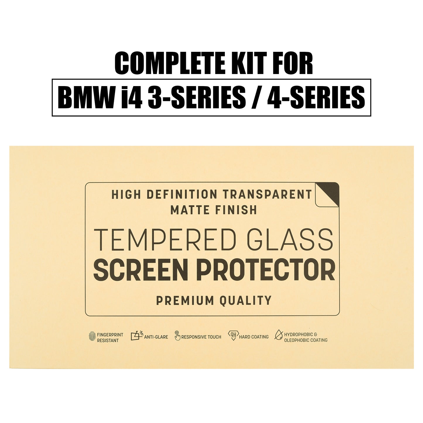 Good Life + Style Tempered Glass Display Screen Protector Kit - BMW i4 3-Series